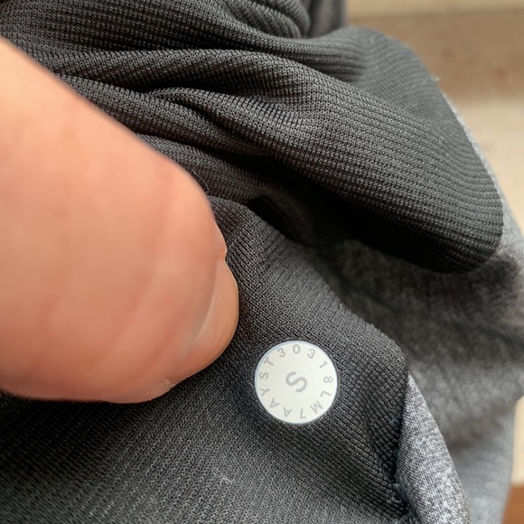 Lululemon Pace Breaker Out Of Mind Liner 9" Heathered Deep Coal M-110 Sz S - Picture 10 of 10